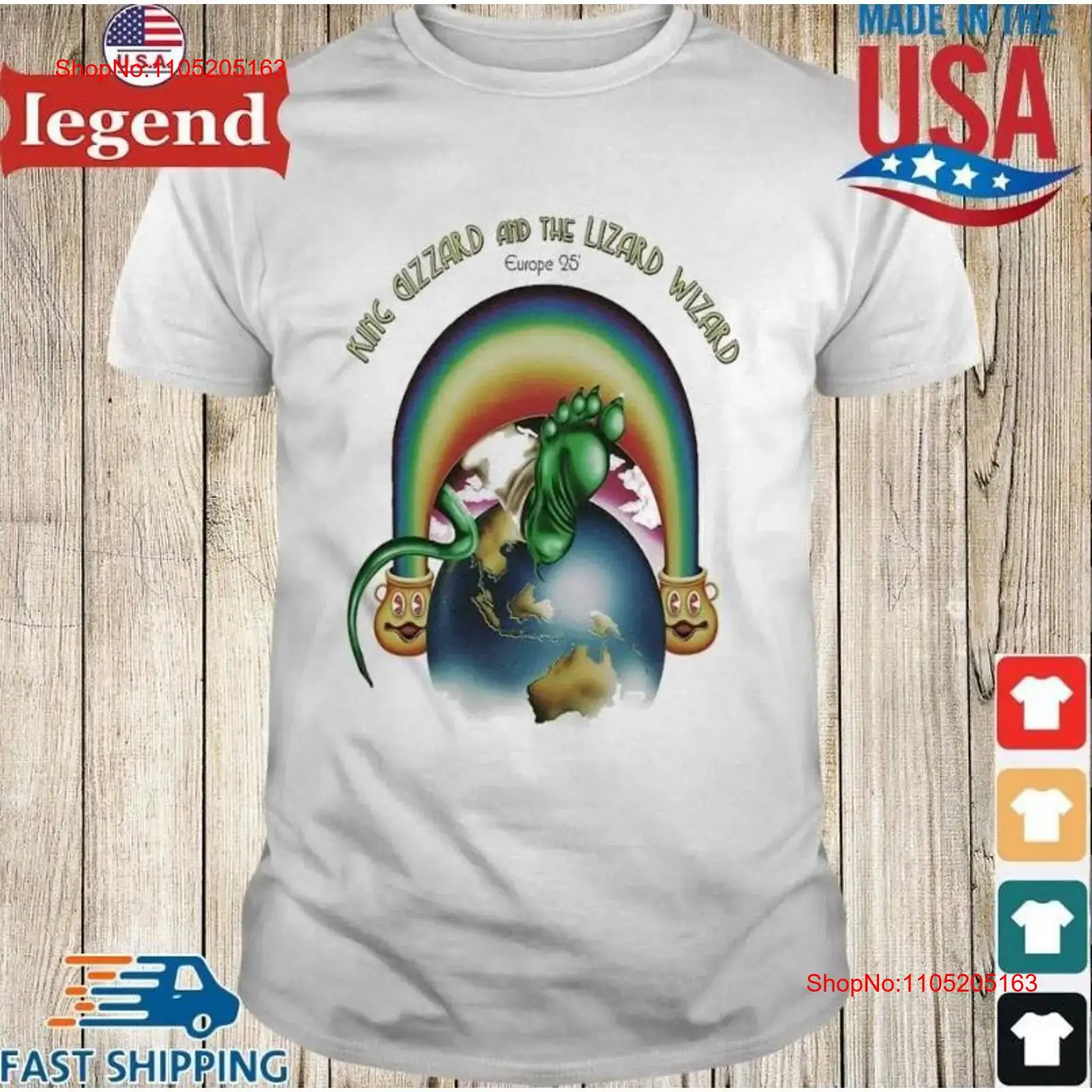 Vintage Fashion In 2025 - Koszulka King Gizzard The Lizard Wizard