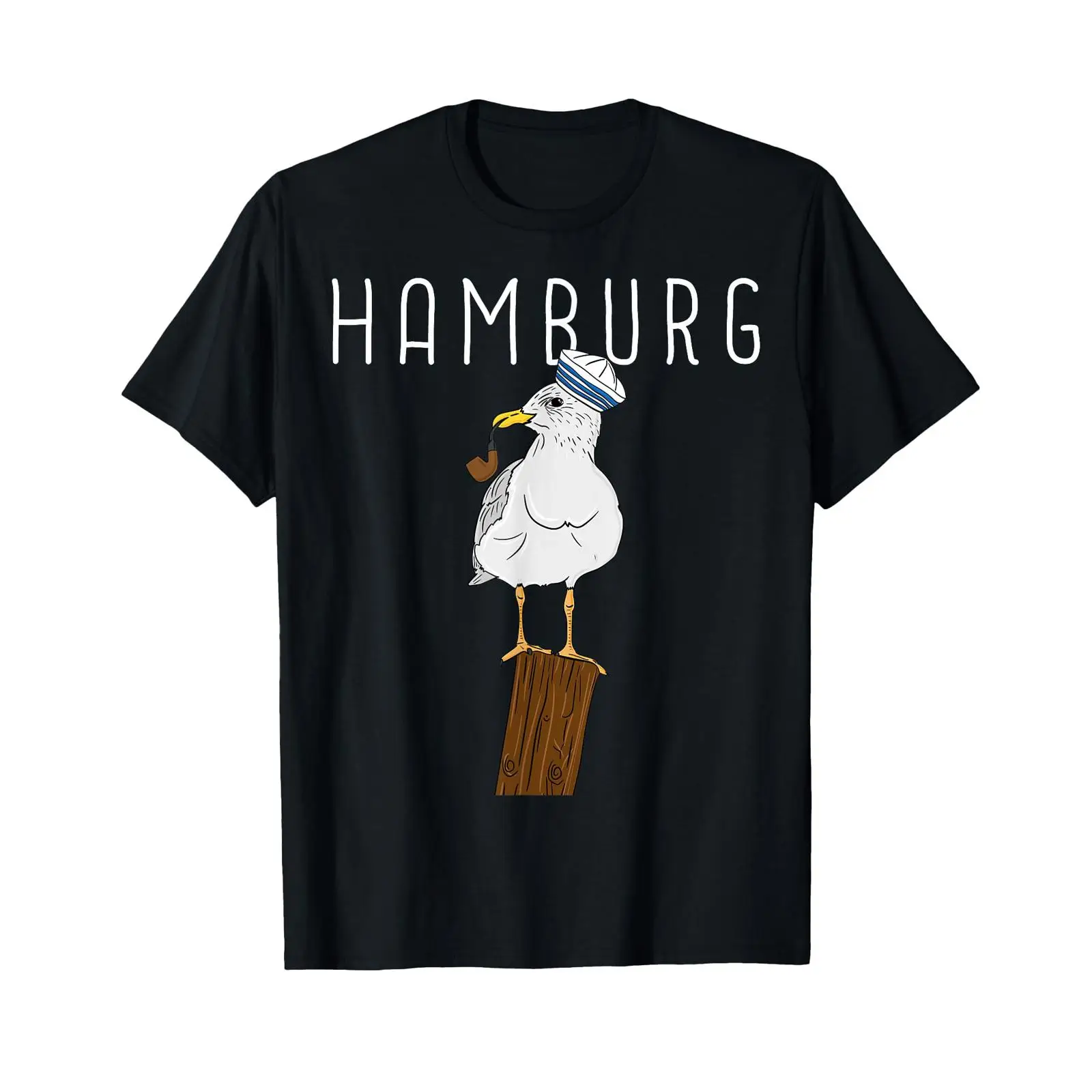Vintage Fashion Hamburg - Koszulka Moin Hamburg Spruch Möwe Digga