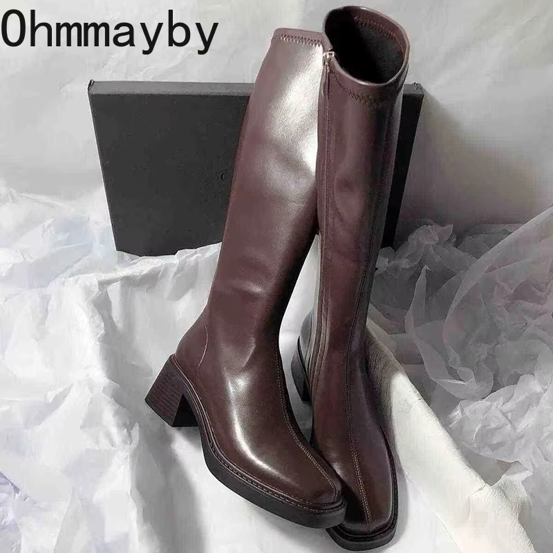 Vintage Fashion Aesthetic - Vintage gruby obcas damskie buty do