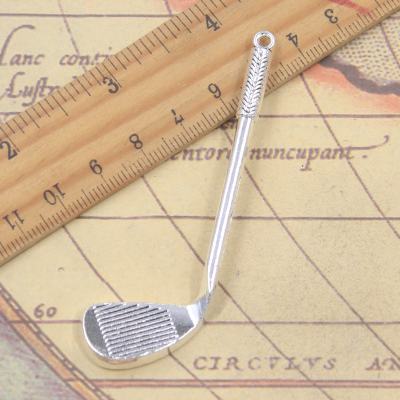 Vintage Fashion Club Photos - 5 szt. Zawieszki Kije Golfowe 79x25mm