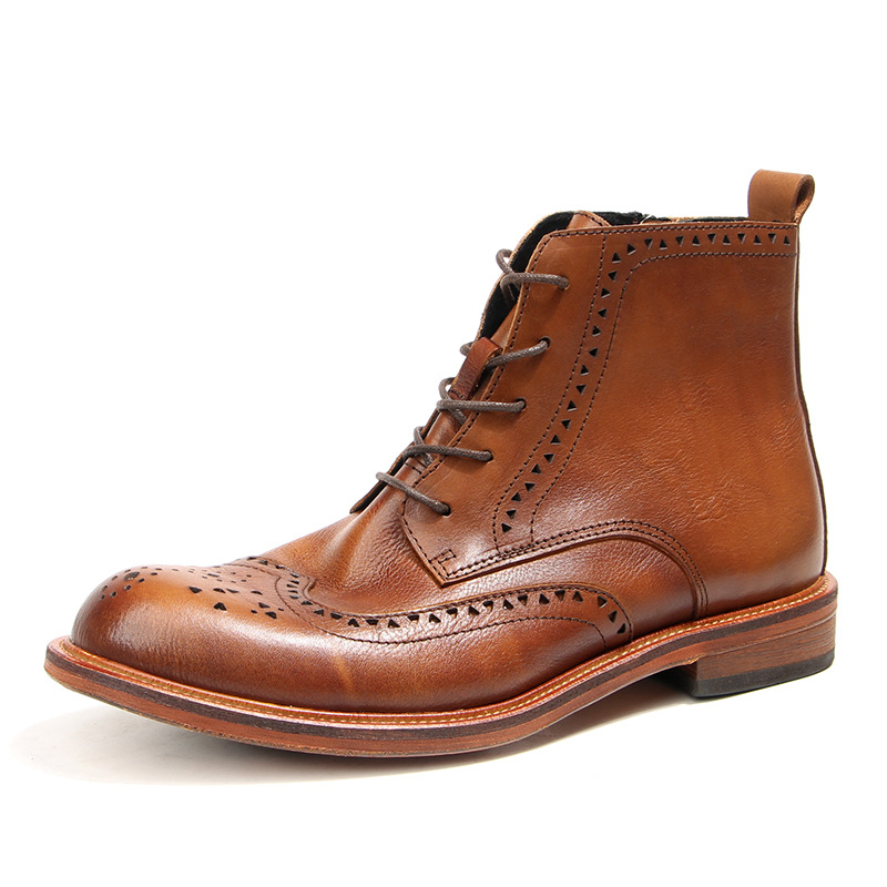 Vintage Fashion For Mens - Męskie botki Chelsea w stylu vintage,