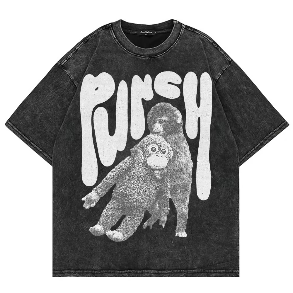 Vintage Fashion Toys - 100% bawełna, vintage, sprany T-shirt z