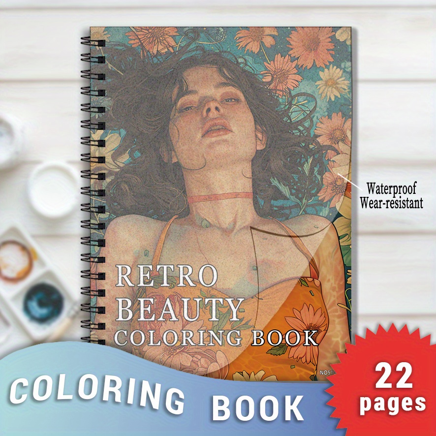 Vintage Fashion Coloring Book - Kolorowanka dla dorosłych w stylu vintage