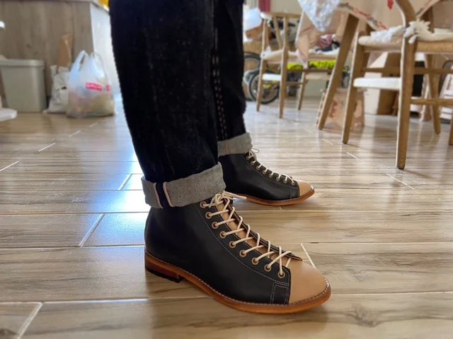 Vintage Fashion For Mens - Męskie buty robocze z wysoką cholewką,
