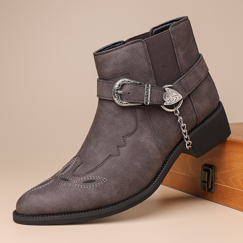 Vintage Fashion For Mens - Modne Nowe Markowe Retro Męskie Kowbojki
