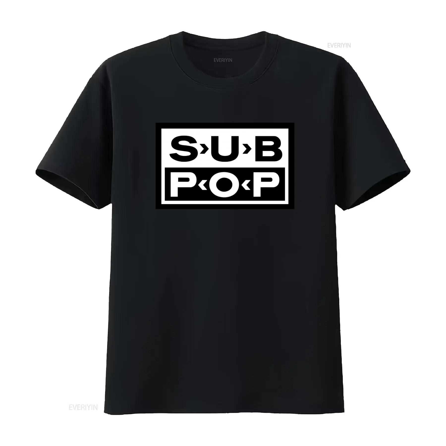 Koszulka Sub Pop Logo, czarna  – Vintage Fashion Logo recenzja i cena