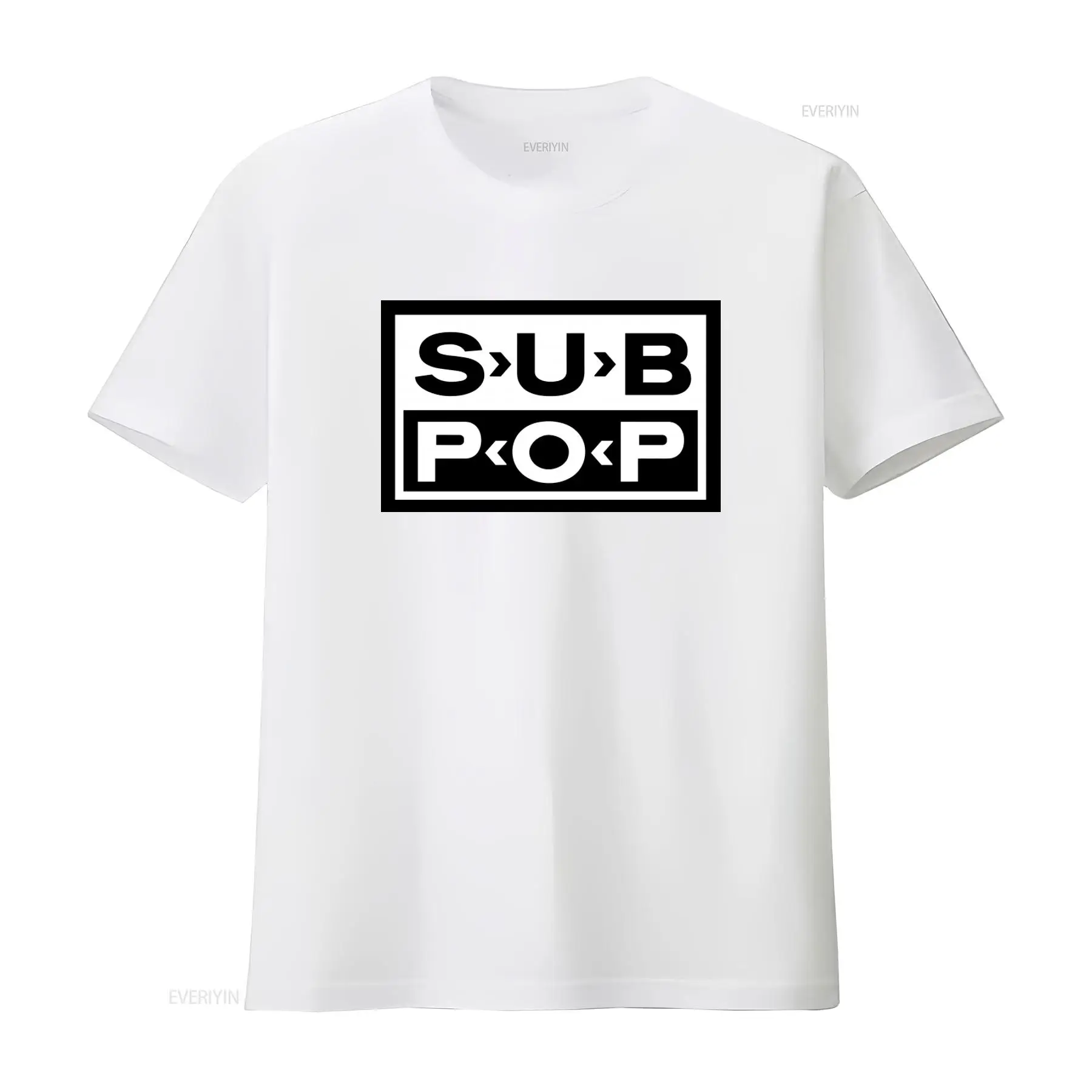 Koszulka Sub Pop Logo, czarna  – Vintage Fashion Logo recenzja i cena