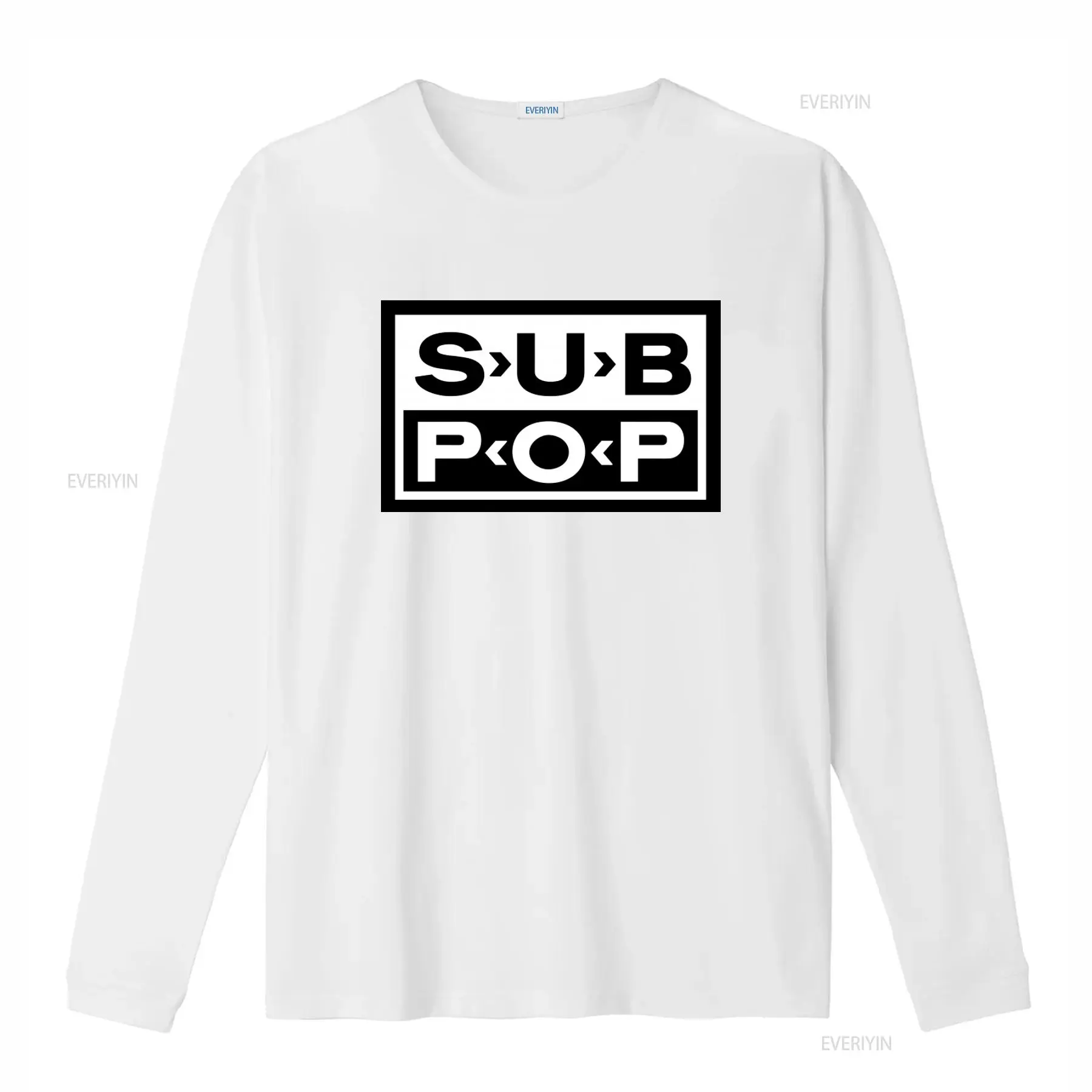 Koszulka Sub Pop Logo, czarna  – Vintage Fashion Logo recenzja i cena