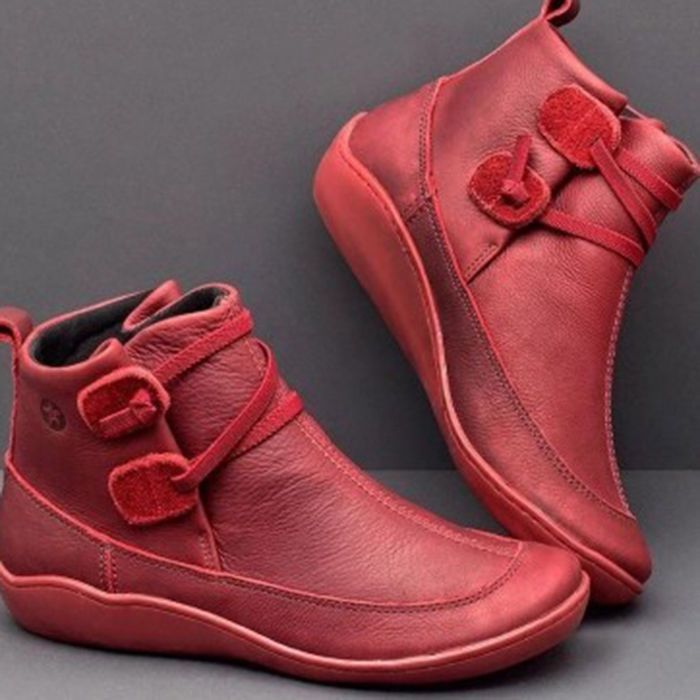 Damskie vintage botki z okrągł – Vintage Fashion For Mens recenzja i cena