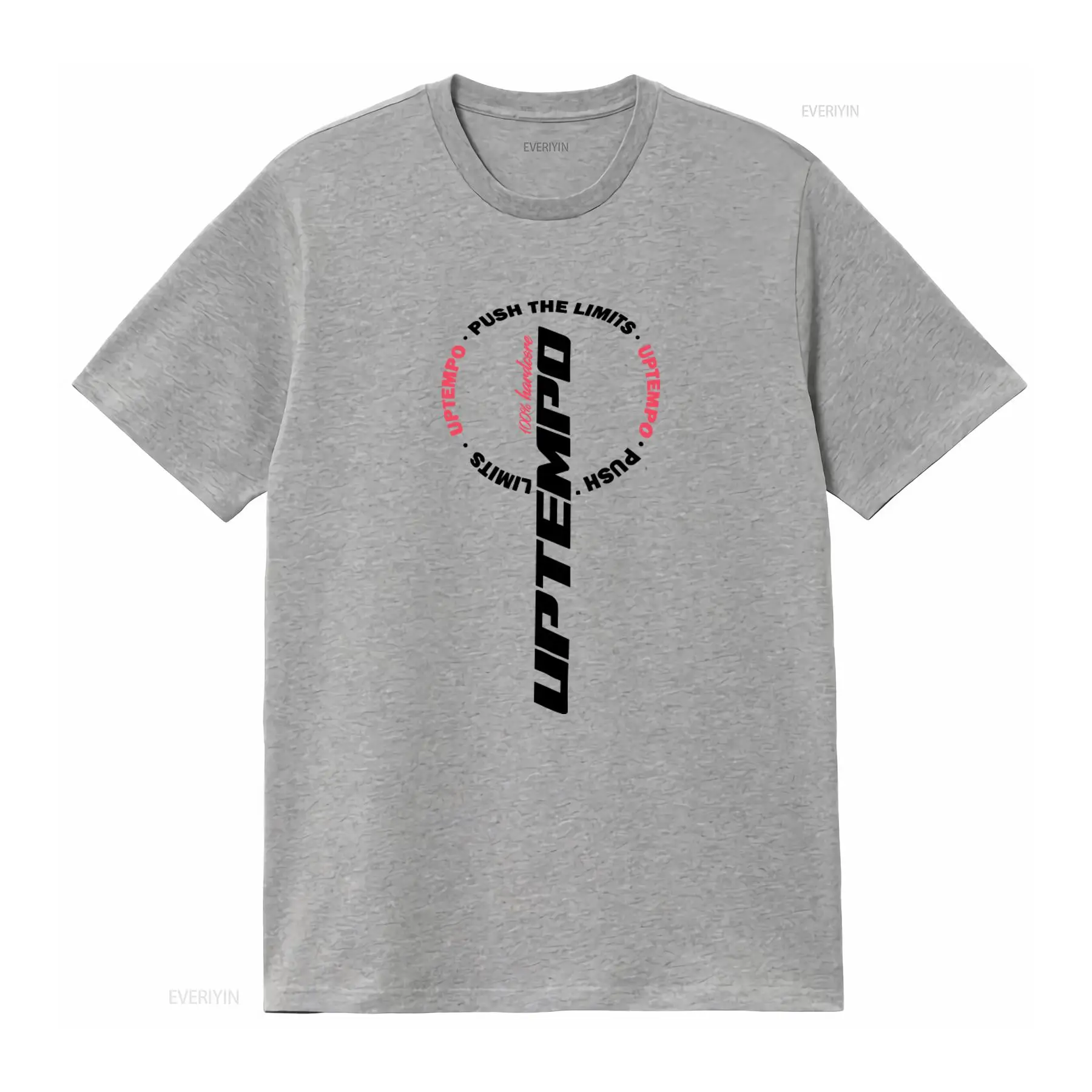 Męska koszulka UPTEMPO z okrąg – Vintage Fashion Logo recenzja i cena