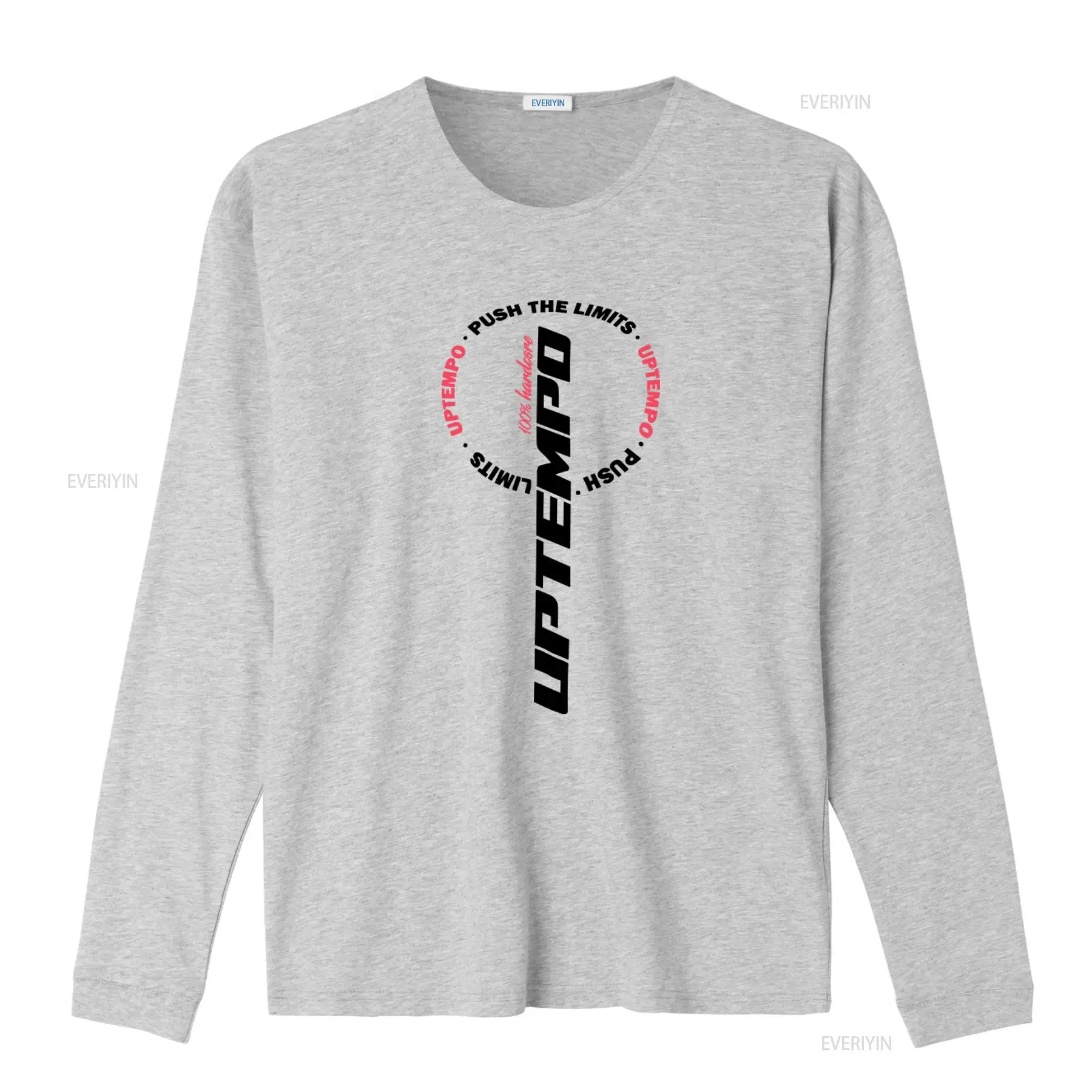 Męska koszulka UPTEMPO z okrąg – Vintage Fashion Logo recenzja i cena