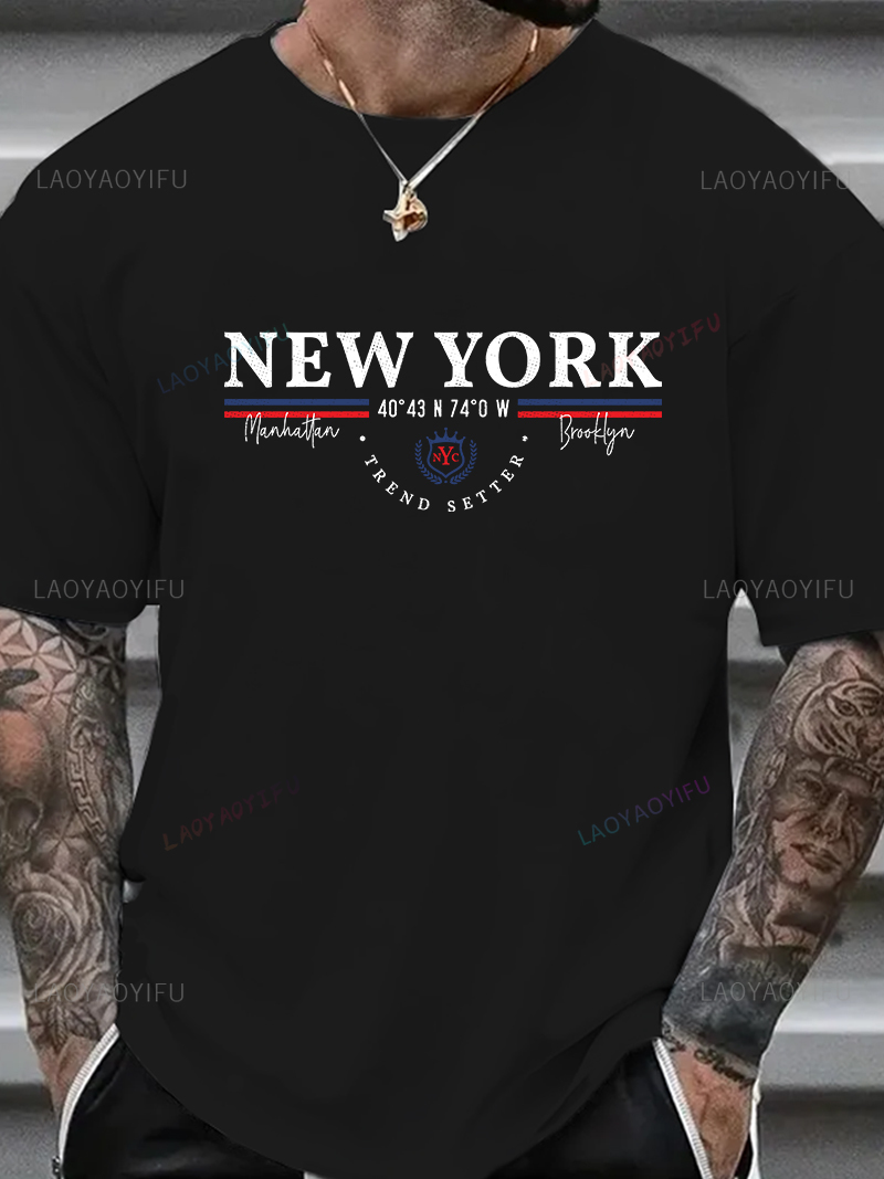 Koszulka z grafiką New York Le – Vintage Fashion York recenzja i cena