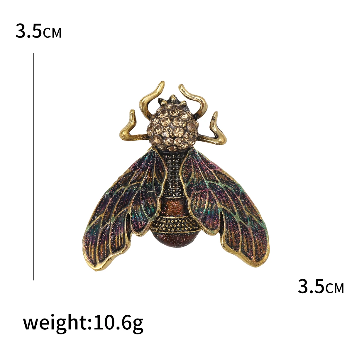 Vintage Rhinestone Bug Broszki – Vintage Fashion Bug recenzja i cena