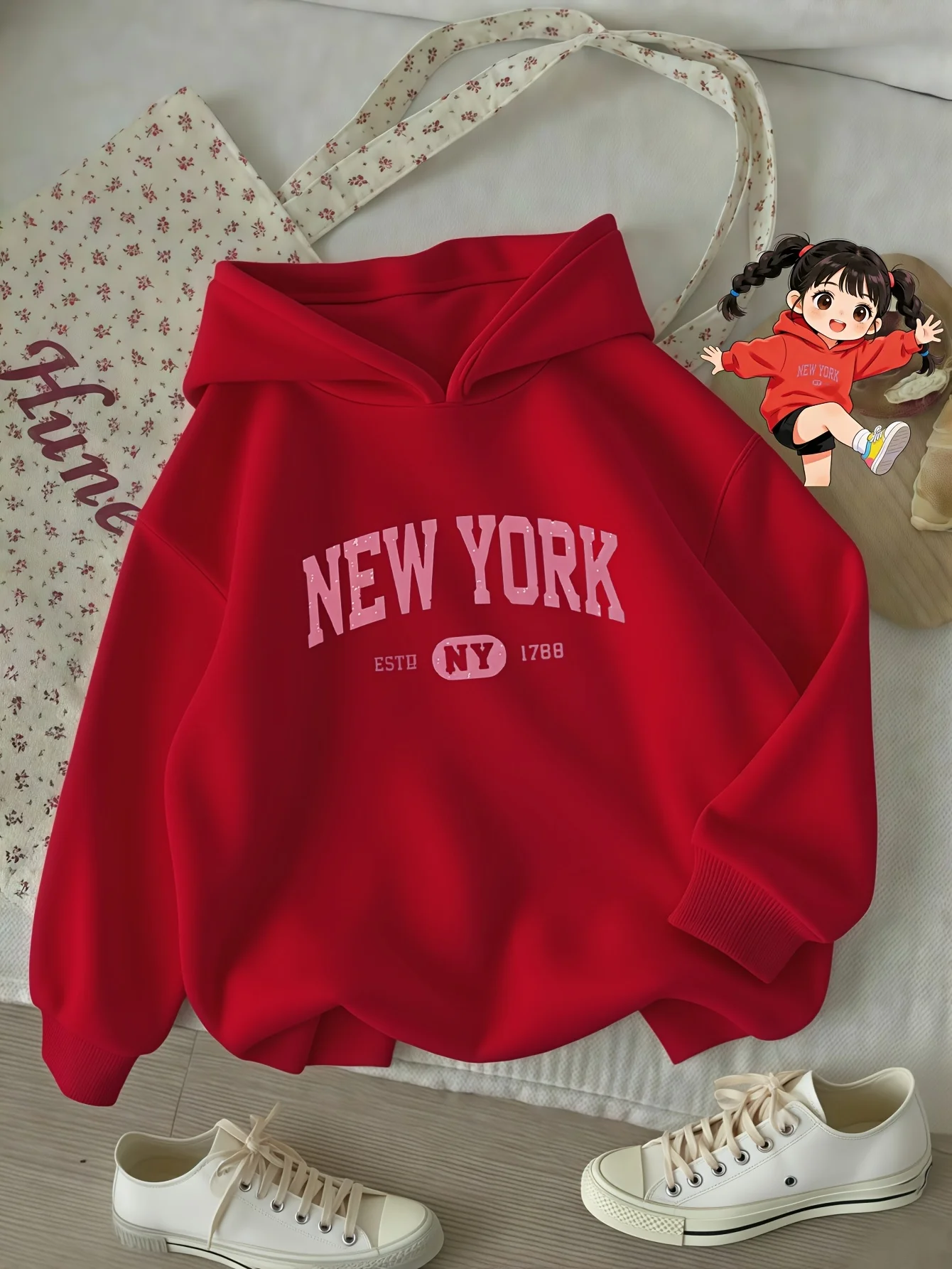 Retro bluza z kapturem dla dzi – Vintage Fashion York recenzja i cena