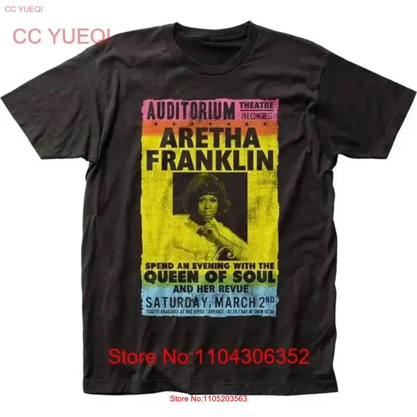 Koszulka męska Aretha Franklin – Vintage Fashion Queen recenzja i cena