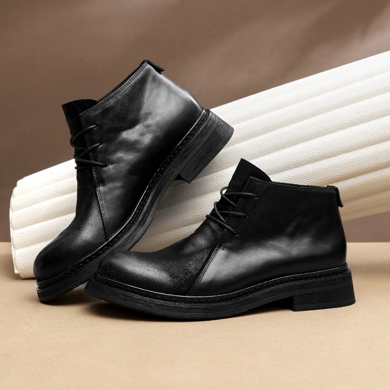 Męskie buty vintage ze skóry n – Vintage Fashion For Mens recenzja i cena