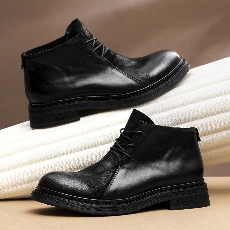 Męskie buty vintage ze skóry n – Vintage Fashion For Mens recenzja i cena