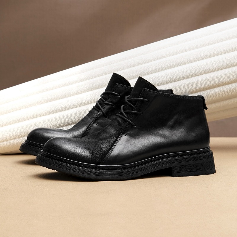 Męskie buty vintage ze skóry n – Vintage Fashion For Mens recenzja i cena