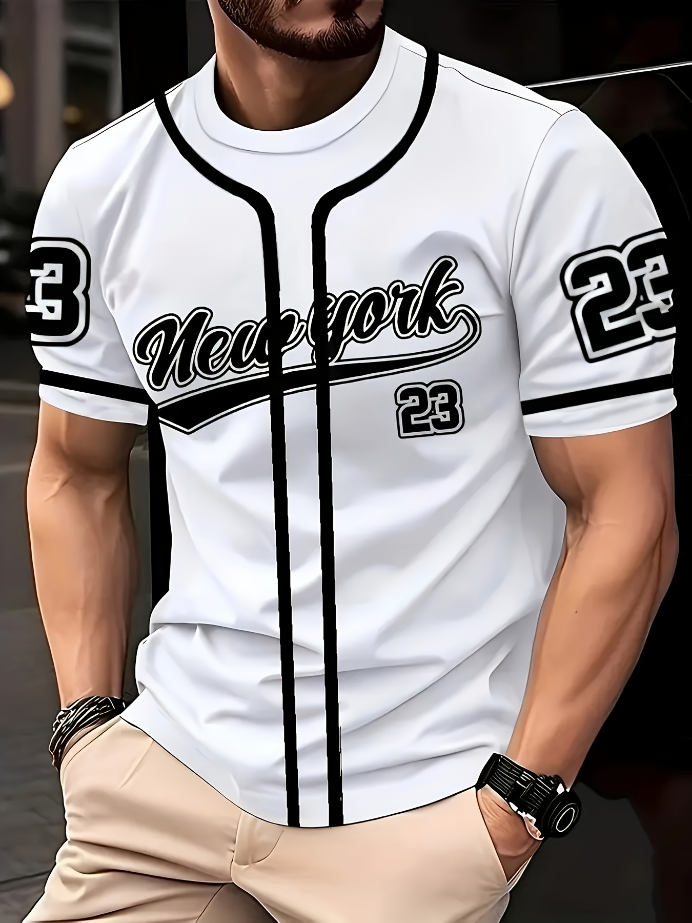 Męska koszulka w stylu basebal – Vintage Fashion York recenzja i cena