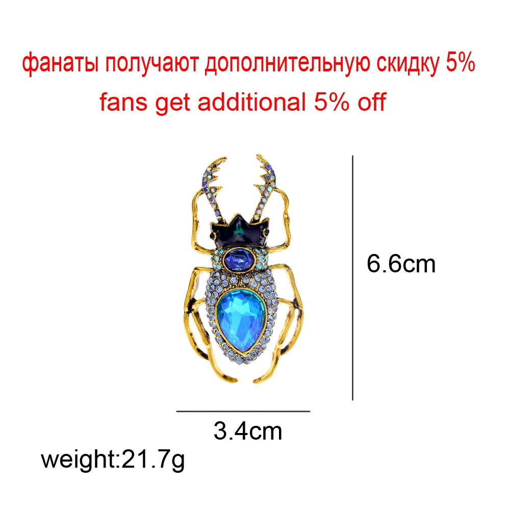 Blucome niebieski kryształowy  – Vintage Fashion Bug recenzja i cena