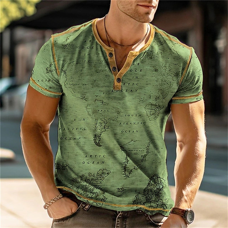 Męskie koszulki Henry z zabawn – Vintage Fashion For Mens recenzja i cena
