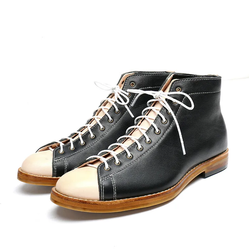Męskie buty robocze z wysoką c – Vintage Fashion For Mens recenzja i cena